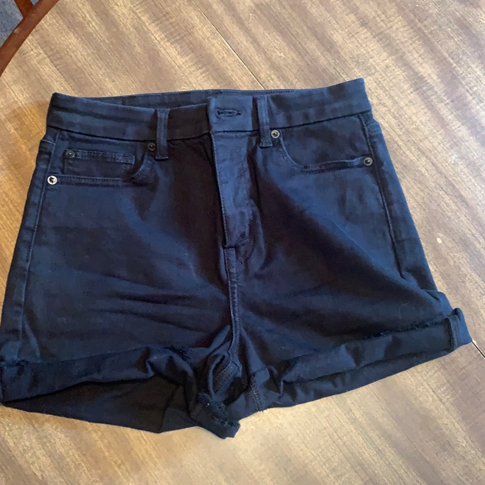 Curvy high rise American eagle shorts